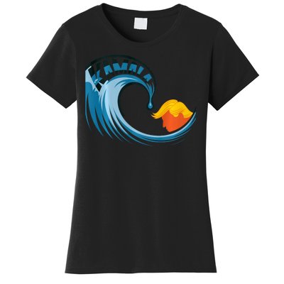 Tidal Force Anti Trump KamalaS Impact Women's T-Shirt