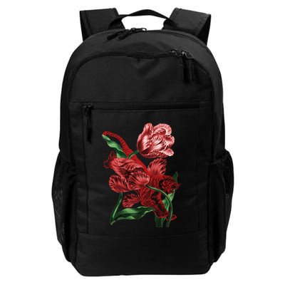 Tiger Flower Art Backpack