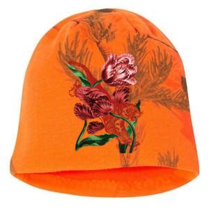 Tiger Flower Art Kati - Camo Knit Beanie