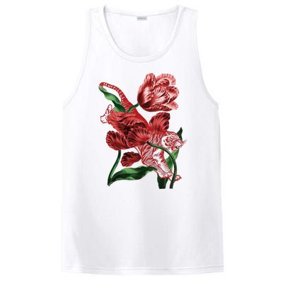 Tiger Flower Art PosiCharge Competitor Tank