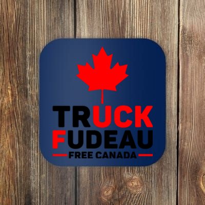 Truck Fudeau Anti Trudeau Free Canada Trucker Heroes Coaster