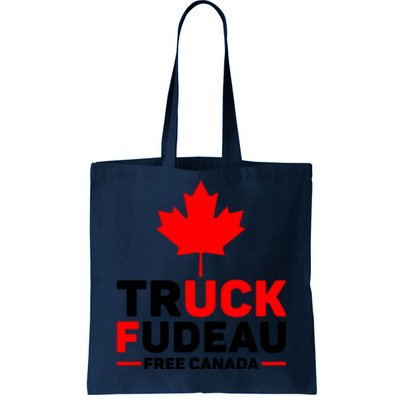 Truck Fudeau Anti Trudeau Free Canada Trucker Heroes Tote Bag