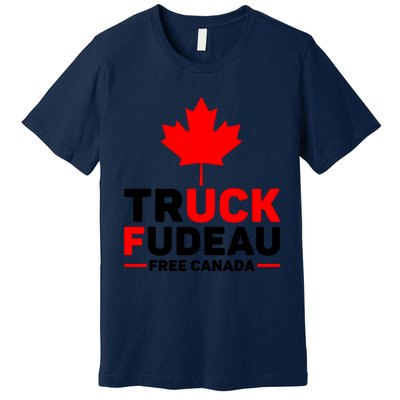 Truck Fudeau Anti Trudeau Free Canada Trucker Heroes Premium T-Shirt