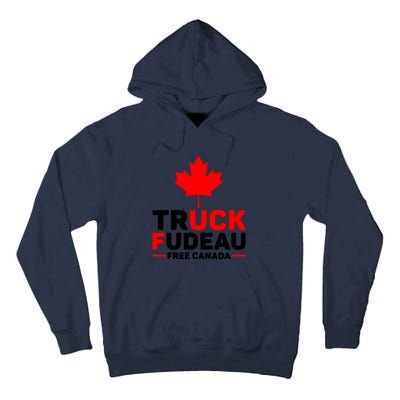 Truck Fudeau Anti Trudeau Free Canada Trucker Heroes Tall Hoodie