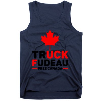 Truck Fudeau Anti Trudeau Free Canada Trucker Heroes Tank Top