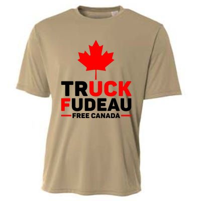 Truck Fudeau Anti Trudeau Free Canada Trucker Heroes Cooling Performance Crew T-Shirt