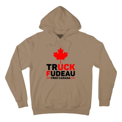 Truck Fudeau Anti Trudeau Free Canada Trucker Heroes Hoodie