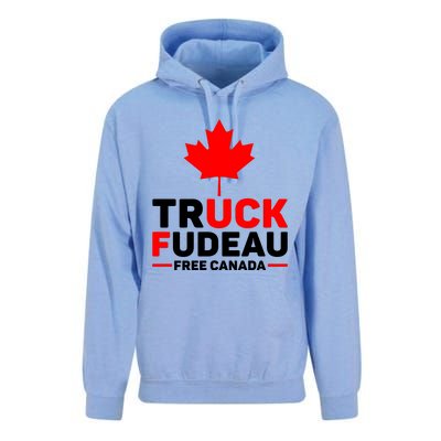 Truck Fudeau Anti Trudeau Free Canada Trucker Heroes Unisex Surf Hoodie