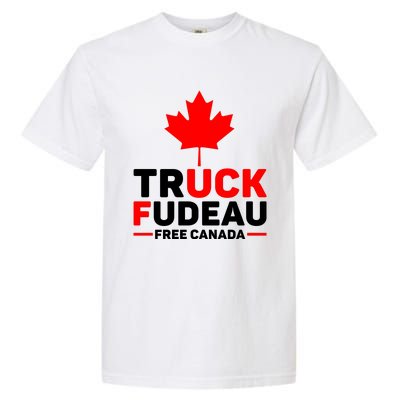 Truck Fudeau Anti Trudeau Free Canada Trucker Heroes Garment-Dyed Heavyweight T-Shirt