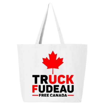 Truck Fudeau Anti Trudeau Free Canada Trucker Heroes 25L Jumbo Tote