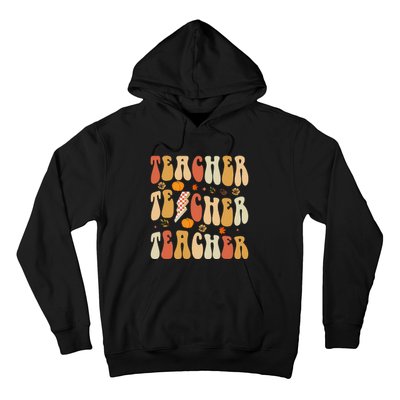 Teacher Fall Autumn Vibes Back To School Hoodie