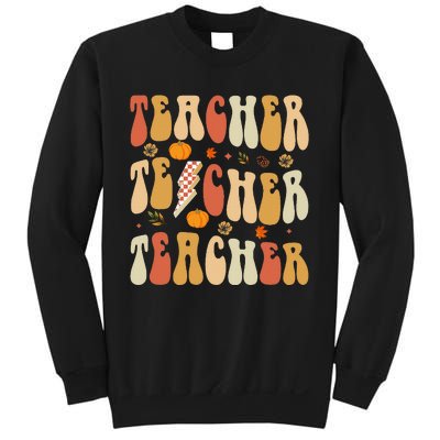 Teacher Fall Autumn Vibes Back To School Sweatshirt