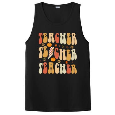 Teacher Fall Autumn Vibes Back To School PosiCharge Competitor Tank