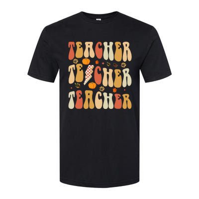 Teacher Fall Autumn Vibes Back To School Softstyle CVC T-Shirt