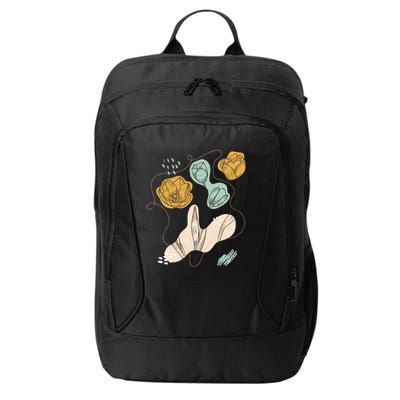 Tulip Flowers Abstract City Backpack