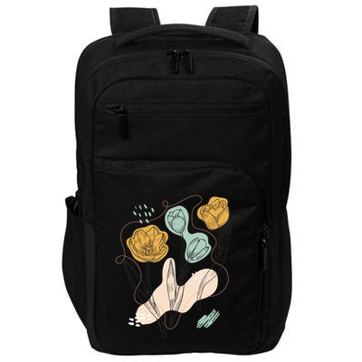 Tulip Flowers Abstract Impact Tech Backpack