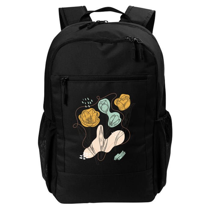 Tulip Flowers Abstract Backpack
