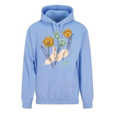 Tulip Flowers Abstract Unisex Surf Hoodie