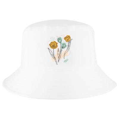Tulip Flowers Abstract Cool Comfort Performance Bucket Hat
