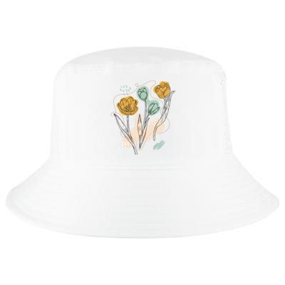 Tulip Flowers Abstract Cool Comfort Performance Bucket Hat