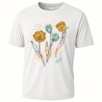 Tulip Flowers Abstract Performance Shirt