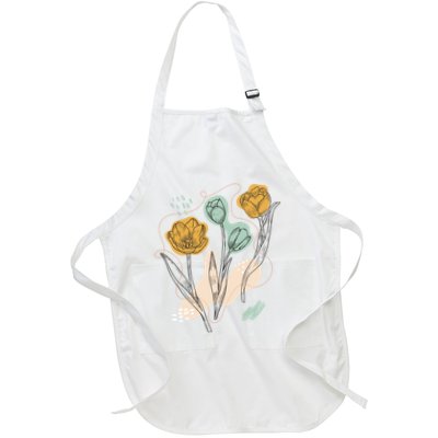 Tulip Flowers Abstract Apron