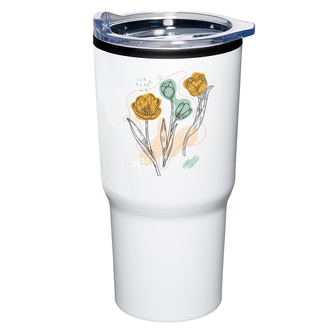 Tulip Flowers Abstract Tumbler
