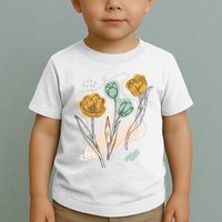 Tulip Flowers Abstract Toddler T-Shirt