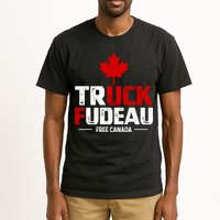 Truck Fudeau Anti Trudeau Free Canada Trucker Heroes Tall T-Shirt
