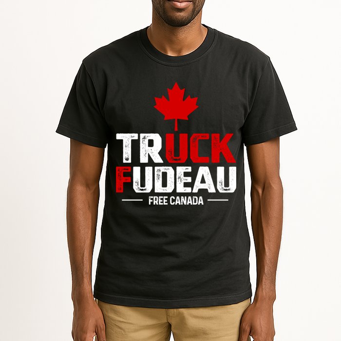 Truck Fudeau Anti Trudeau Free Canada Trucker Heroes Tall T-Shirt