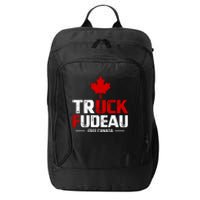 Truck Fudeau Anti Trudeau Free Canada Trucker Heroes City Backpack