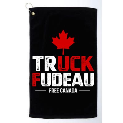 Truck Fudeau Anti Trudeau Free Canada Trucker Heroes Golf Towel
