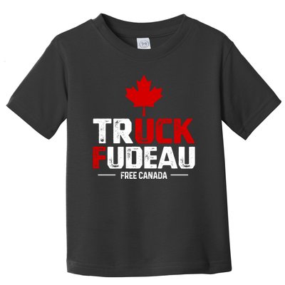 Truck Fudeau Anti Trudeau Free Canada Trucker Heroes Toddler T-Shirt