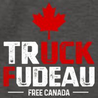 Truck Fudeau Anti Trudeau Free Canada Trucker Heroes Vector Backpack