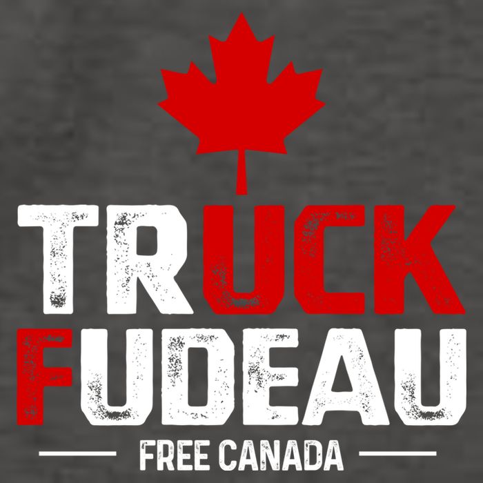 Truck Fudeau Anti Trudeau Free Canada Trucker Heroes Vector Backpack
