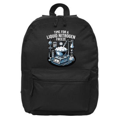 Time For A Liquid Nitrogen Freeze Molecular Gastronomy 16 in Basic Backpack