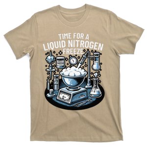 Time For A Liquid Nitrogen Freeze Molecular Gastronomy T-Shirt