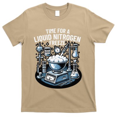 Time For A Liquid Nitrogen Freeze Molecular Gastronomy T-Shirt