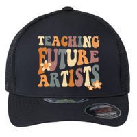 Teaching Future Artists Retro Teacher Students Flexfit Unipanel Trucker Cap