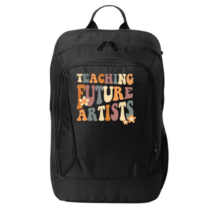 Teaching Future Artists Retro Teacher Students City Backpack