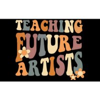 Teaching Future Artists Retro Teacher Students Bumper Sticker