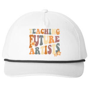 Teaching Future Artists Retro Teacher Students Snapback Five-Panel Rope Hat