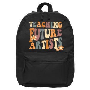 Teaching Future Artists Retro Teacher Students 16 in Basic Backpack