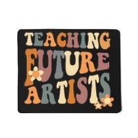 Teaching Future Artists Retro Teacher Students Mousepad