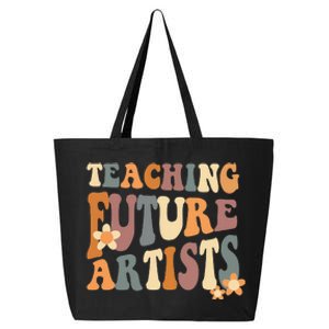 Teaching Future Artists Retro Teacher Students 25L Jumbo Tote