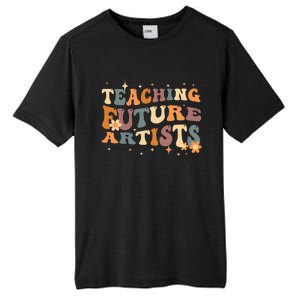 Teaching Future Artists Retro Teacher Students Tall Fusion ChromaSoft Performance T-Shirt