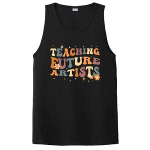 Teaching Future Artists Retro Teacher Students PosiCharge Competitor Tank