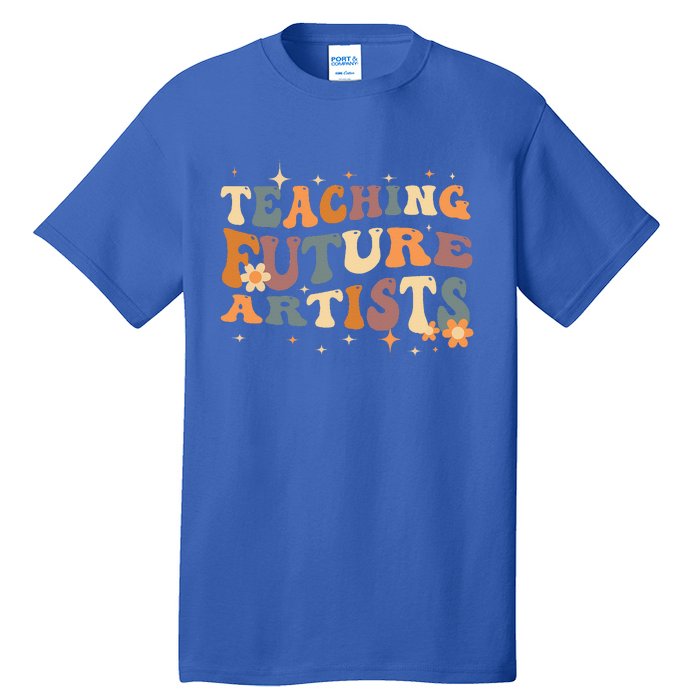 Teaching Future Artists Retro Teacher Students Tall T-Shirt