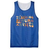 Teaching Future Artists Retro Teacher Students Mesh Reversible Basketball Jersey Tank