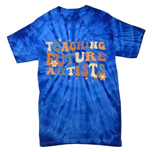 Teaching Future Artists Retro Teacher Students Tie-Dye T-Shirt